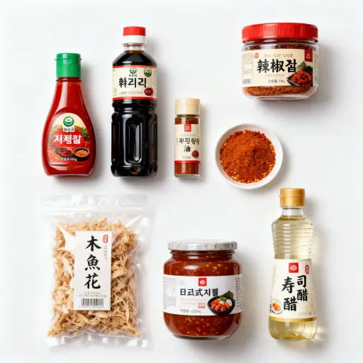 Japanese and Korean Seasonings