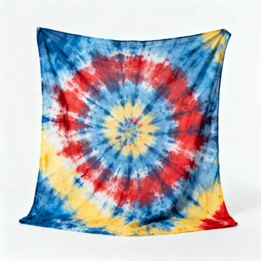 Printed and Tie-Dyed Fabric